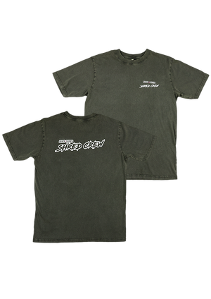 RULE THE FATE DUSTY TYPE TEE サイズ1 Shred Crew Tee, Faded Grey